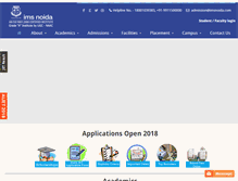 Tablet Screenshot of imsnoida.com